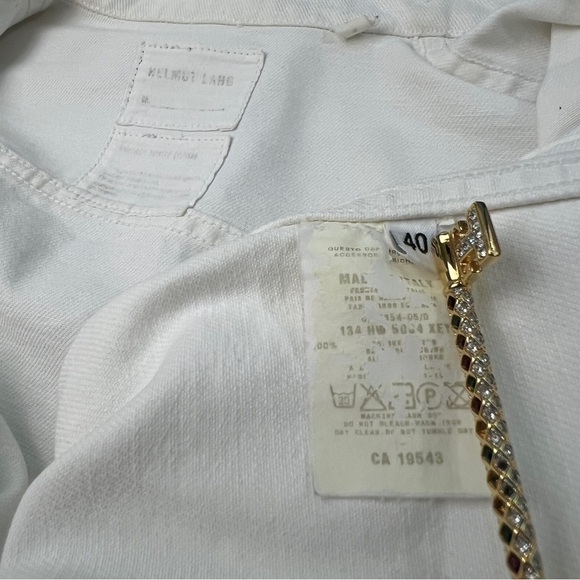 HELMUT LANG Vintage White Denim Jacket - Picture 10 of 11